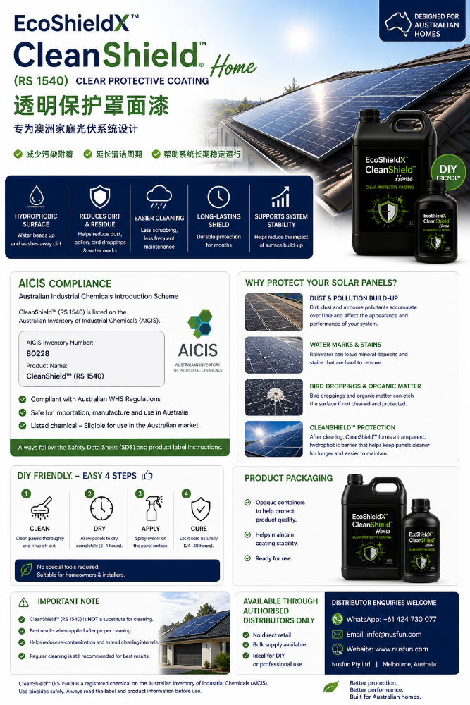 CleanShield Solar Protective Coating